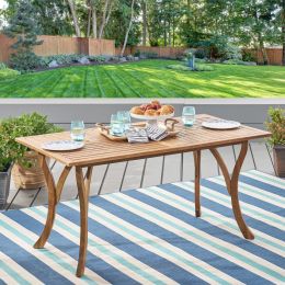 HERMOSA 59 INCH RECTANGULAR WOOD TABLE