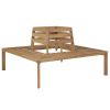 Tree Bench 55.1"x55.1"x33.9" Solid Acacia Wood