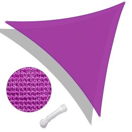 25' x 25' x 25' Triangle Sun Shade Sail/ Red Purple