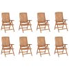 9 Piece Patio Dining Set Solid Teak Wood