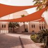 28' x 28' x 28' Triangle Sun Shade Sail/Bright Orange